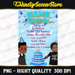 gracies corner boy birthday party invitation, birthday png, birthday party, gracies corner birthday png, birthday party