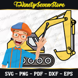 engineers and excavators svg, blippi svg, job svg, cricut, svg files, file for cricut, for silhouette, cut file, dxf