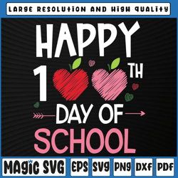 happy 100th day of school svg, 100 days of school svg, 100th day of school, digital download