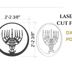wall decor laser cut file - dxf pdf for cnc -digital download - laser engraving - plasma cutting