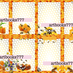 bees, beekeeper, bee set, honey, scrapbooking, ephemera, junk journal, digital paper, chamomile