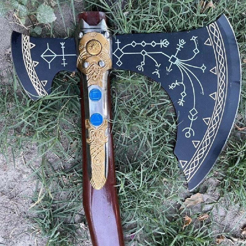 Kratos Leviathan Axe, God of War, Leviathan Cosplay Axe, Kratos Premium Roleplay now.jpg