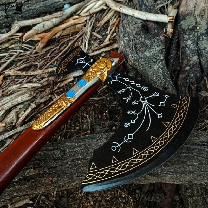 Kratos Leviathan Axe, God of War, Leviathan Cosplay Axe, Kratos Premium5.jpg