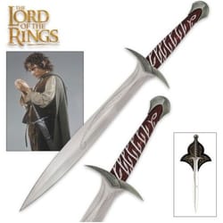 the lord of the rings sting sword of frodo baggins.the hobbit movie bibilo sword
