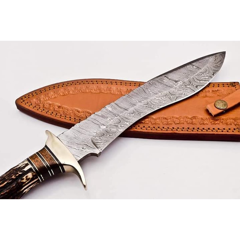 handmade fixed blade Bowie knife
