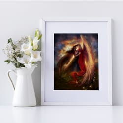 digital painting "kiss" by inessa kirianova 300dpi 3300x2550px