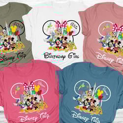 custom disney trip 2024 family shirts, disney matching shirts, disney vacation tshirt, disney trip your family name tee