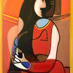 pablo picasso oil painting woman portrait cubism copy oil painting collection artwork modern art