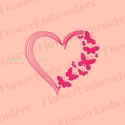 butterfly machine embroidery design