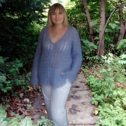 transparent handmade sweater. plus size mohair pullover for a woman. soft and sexy knitted top. v neck wool pullover.