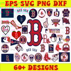 bundle 41 files boston red sox baseball team svg, boston red sox svg, mlb team svg, mlb svg