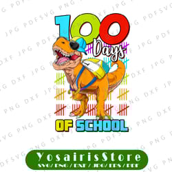 100 days of school png, dinosaur 100 days smarter png, 100th day of school png, gift kids t-rex png, dinosaur png