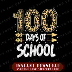happy 100th day of school leopard png, 100 day png, 100th day of school celebration, student png