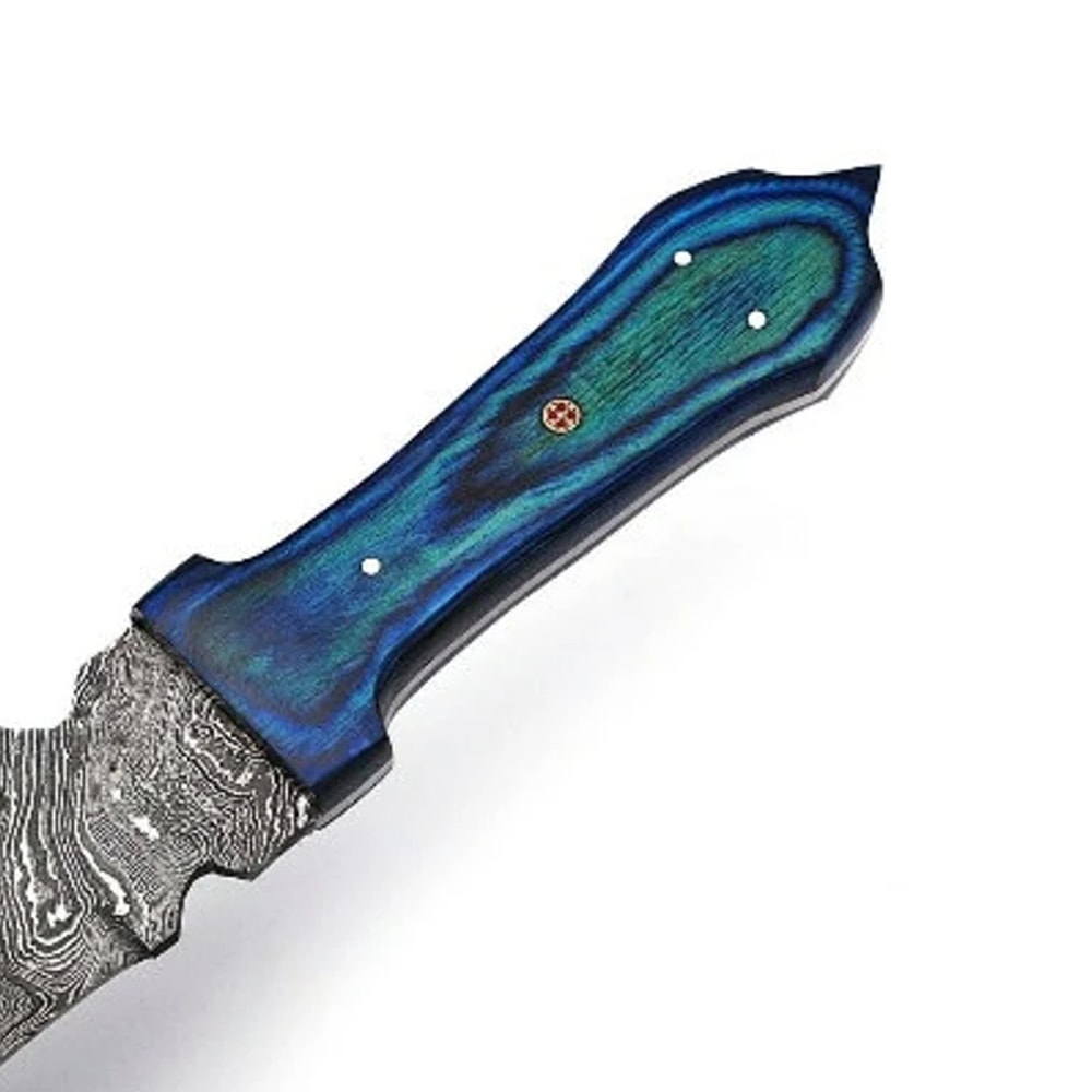 Double Edges Damascus Sword Viking Sword Damascus Machete image 1png