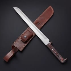 machete short sword-hand horged knife personalized machete knife hunting sword micarta handle with sheath