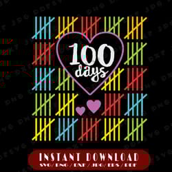 100 days of school svg,100th day of school svg, teacher school svg, file for cricut, for silhouette, cut file, dxf, png,