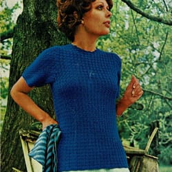 vintage crochet pattern 182 crochet jumper women