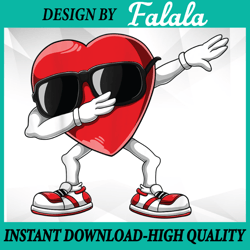 dabbing heart funny valentines day png, dabbing heart funny toddler png, valentine day png, digital download