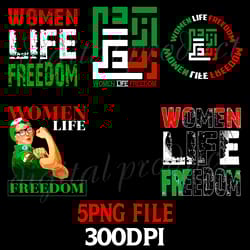 women life freedom png sublimation download digital file