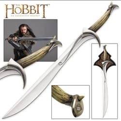 orcrist lotr sword of thorin oakenshield from the hobbit movie, goblin cleaver