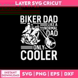 i'm a cycling dad like a normal dad but much cooler svg, dad svg png, dxf eps file
