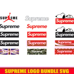 supreme logo brand bundle svg, supreme brand svg, supreme svg, supreme logo svg silhouette svg files, cricut