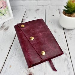 6 ring leather binder A5 or A6