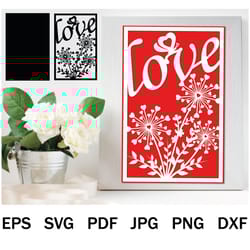 papercut holiday greeting card template, svg format