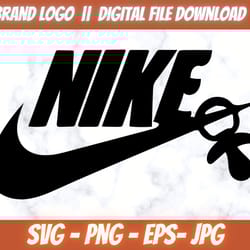 baby nike logo,nike design silhouette svg vector, png,eps,jpg, instant download.