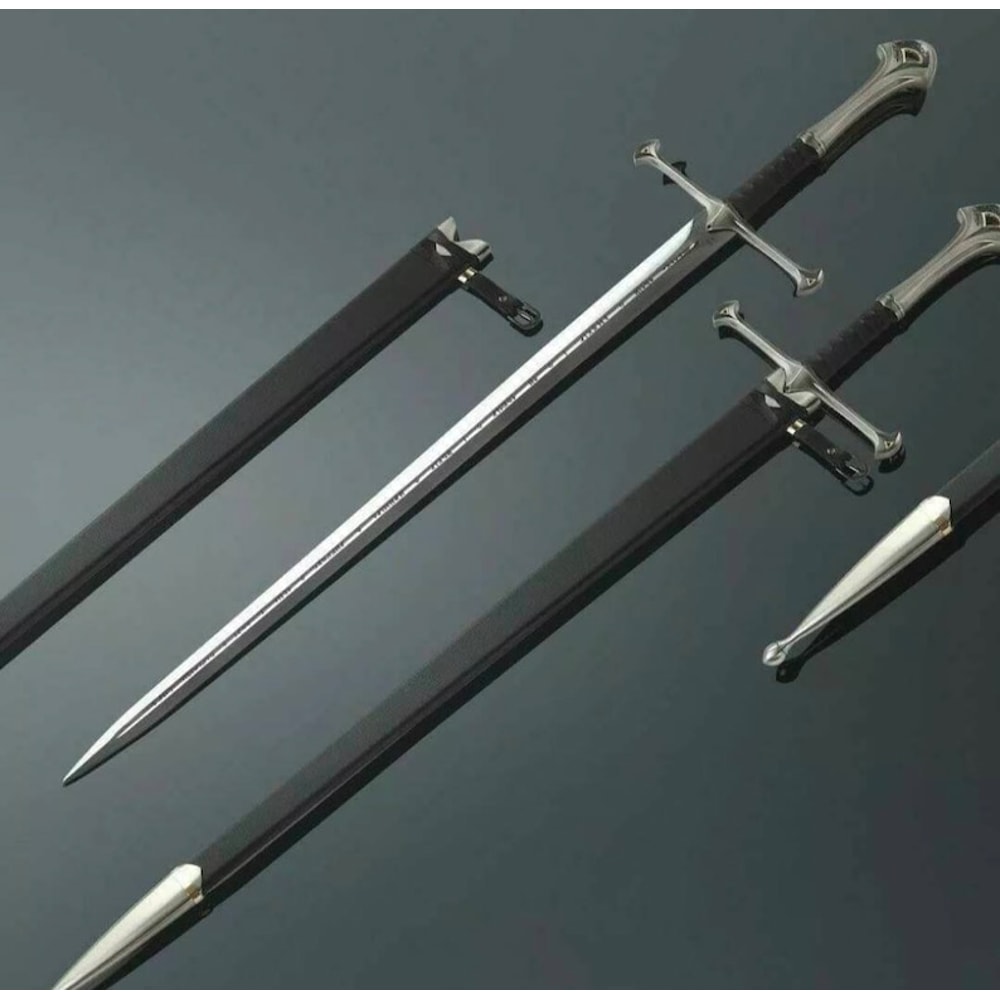 ANDURIL Sword of Strider, Custom Engraved Sword, LOTR Sword, Lord of the Rings King Aragorn Ranger Sword, Strider Knife, Lotr Gifts for Men1.jpg