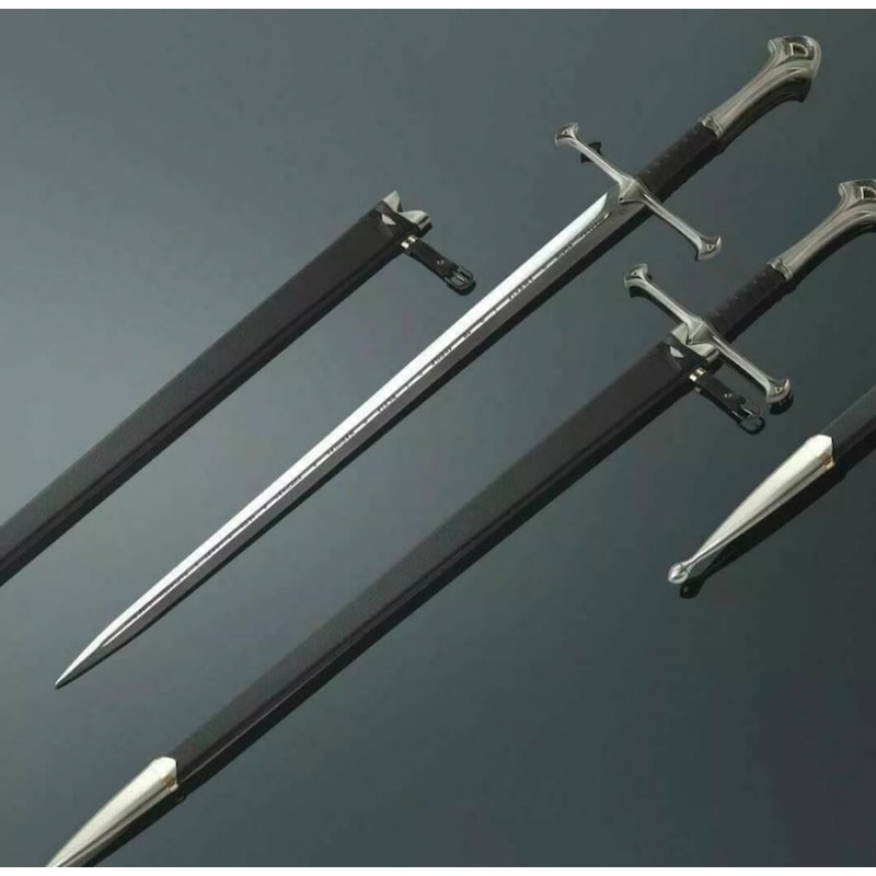 ANDURIL Sword of Strider, Custom Engraved Sword, LOTR Sword, Lord of the Rings King Aragorn Ranger Sword, Strider Knife, Lotr Gifts for Men1.jpg