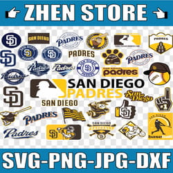 san diego padres svg, cut files, baseball clipart, cricut san diego padres svg, cutting files,mlb svg, clipart,