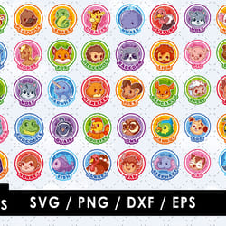 animals svg files, animals png files, vector png images, svg cut file for cricut, clipart bundle pack