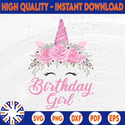 unicorn birthday png, unicorn birthday girls png, birthday girl png, unicorn birthday png printable