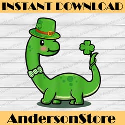 kid's dinosaur shamrock png st patrick's day for kids png, st. patricks day lucky png sublimation design, saint patricks
