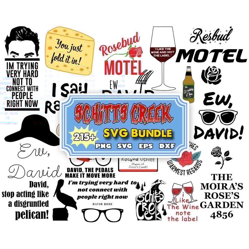 Ew david svg bundle, schitts creek svg, ew david png, Svg for cricut, layered files, schitts creek vector, Instant Download.jpg