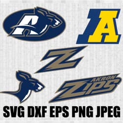 akron zips svg png jpeg dxf digital cut vector files for silhouette studio cricut design