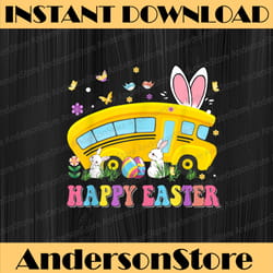every bunny's favorite school bus driver happy easter day easter day png, happy easter day sublimation design