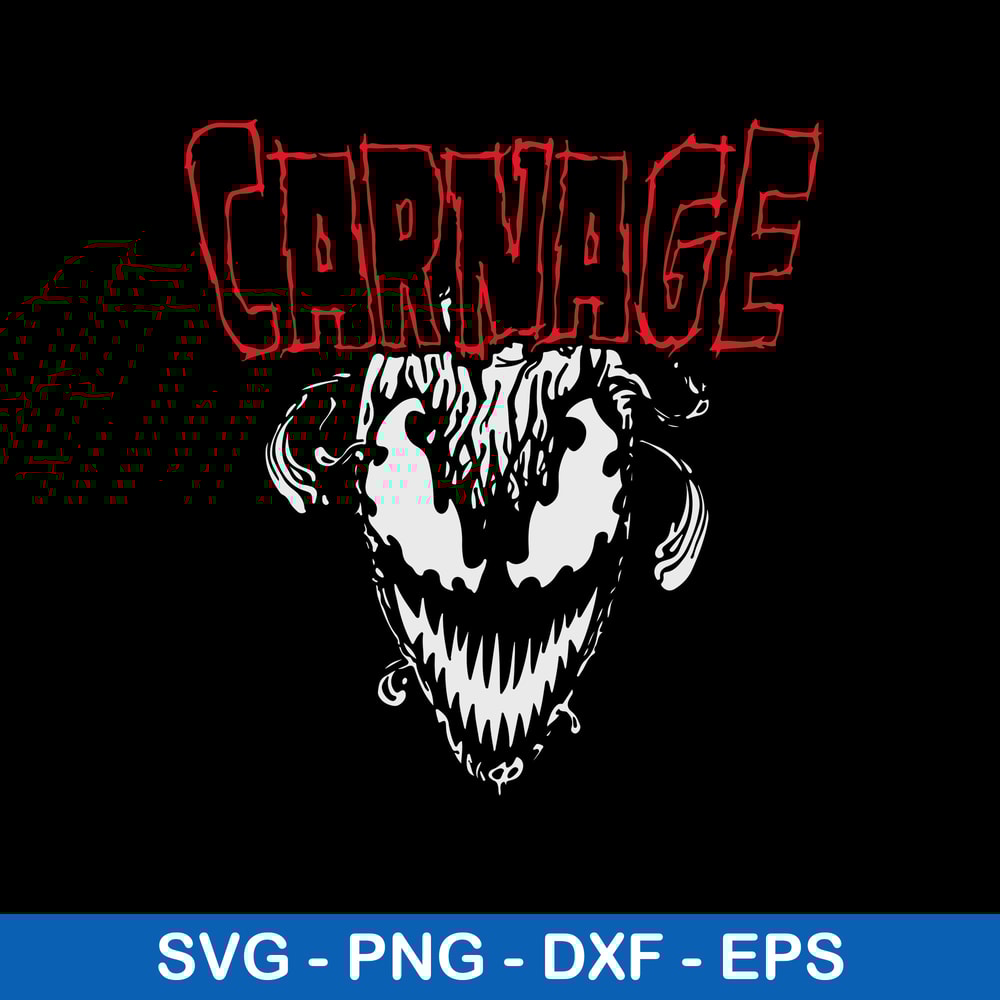 Carnage Venom Svg, Venom Svg, Venom Monster Svg, Png Dxf Eps File.jpeg