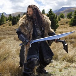 customized sword of thorin oakenshield orcrist handmade sword with leather sheath