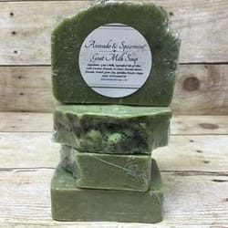 avocado & peppermint goat milk soap
