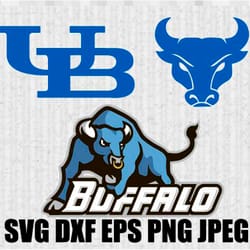 buffalo bulls svg png jpeg dxf digital cut vector files for silhouette studio cricut design