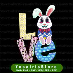 love easter png file, easter png, happy easter png, bunny png, egg png, digital download, sublimation design,digital