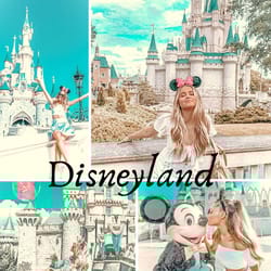 disneyland preset mobile lightroom summer preset bright colors preset insta blogger mobile preset dng photografy preset