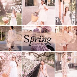 spring preset mobile lightroom summer preset bright color preset insta blogger mobile preset dng photografy