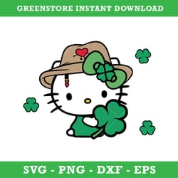 benito hello kitty st. patricks day svg, st. patricks day svg, hello kitty svg, bad bunny svg, intant download