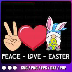 peace love easter gnome png, easter sublimation designs downloads, easter png, png files for sublimation,