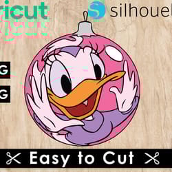 daisy duck svg files, daisy duck png files, vector png images, disney micky svg cut file for cricut, clipart bundle