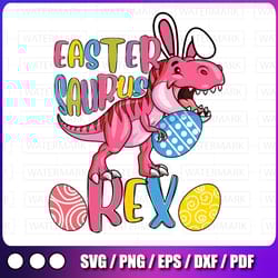 happy eastersaurus rex png, easter dinosaur t-rex png, sublimation design download, easter png, kids easter