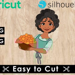 encanto julieta svg files, encanto julieta png files, vector png images, svg cut file for cricut, clipart bundle